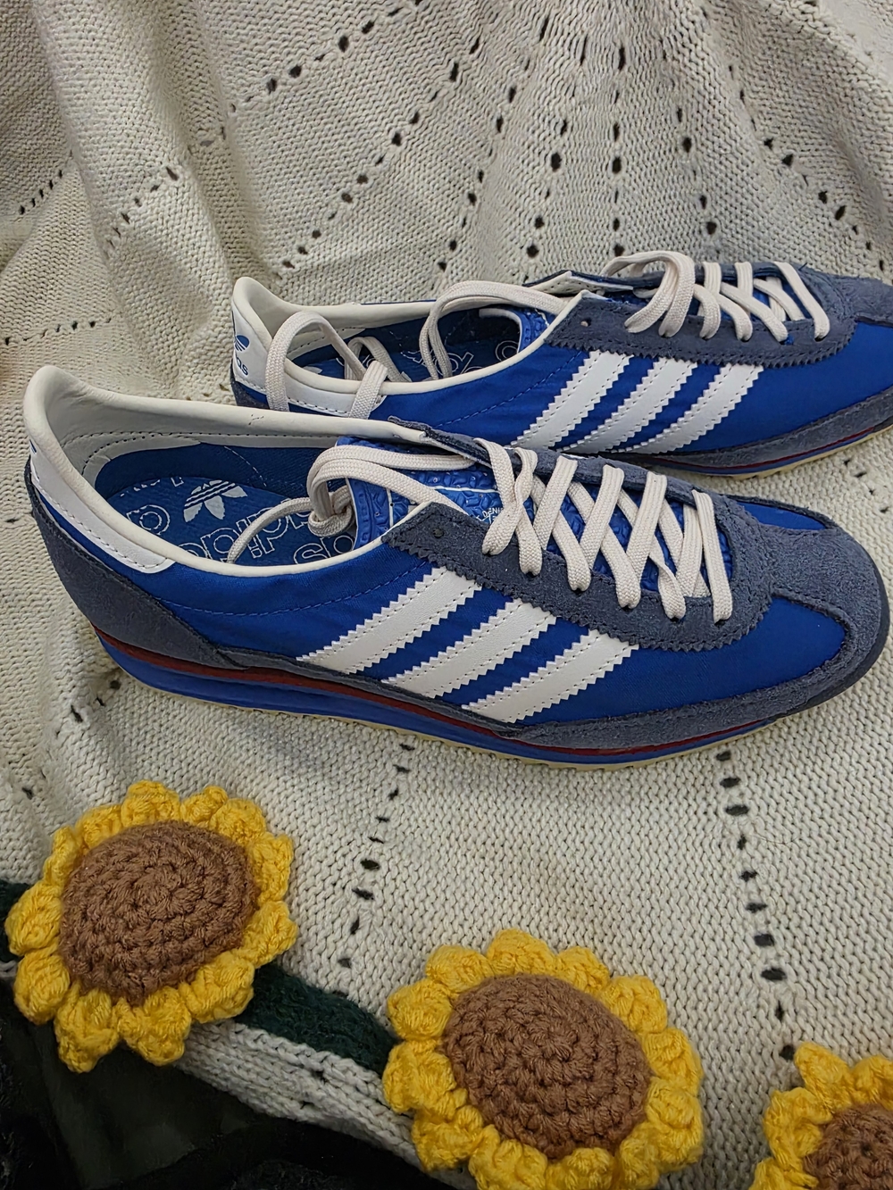 adidas SL 72 OG W Blue & White Sneakers US 6